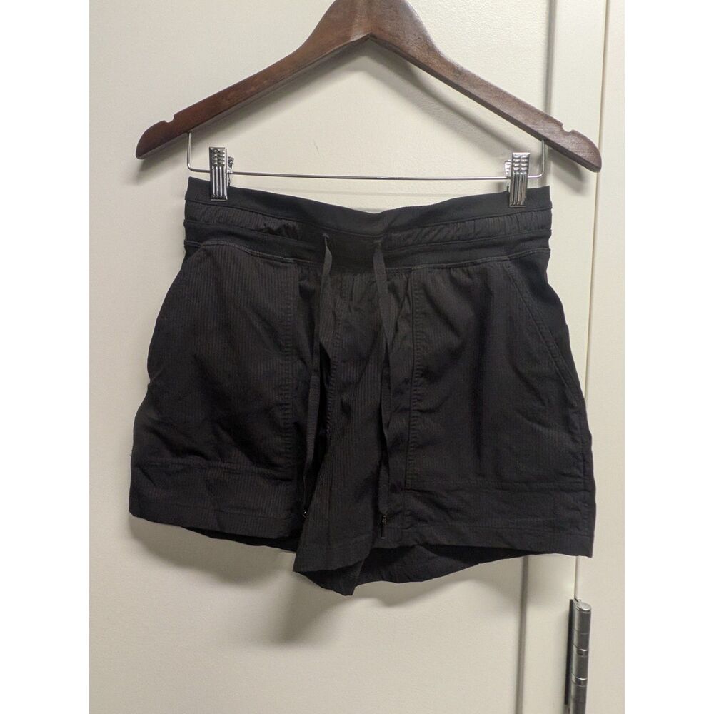 Lululemon Drawstring Black Shorts Size 6